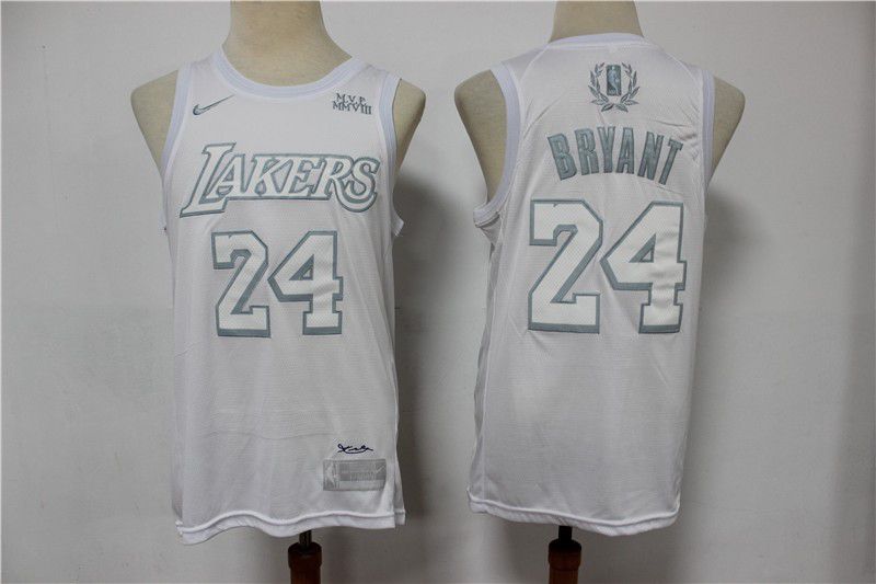 Men Los Angeles Lakers #24 Bryant White MVP Limited Edition Nike NBA Jerseys